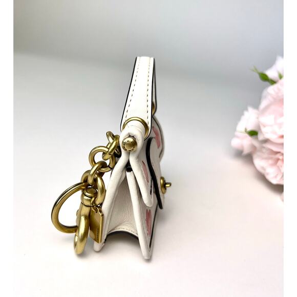 Coach Mini Willis Charm with heart print - Picture 3 of 9